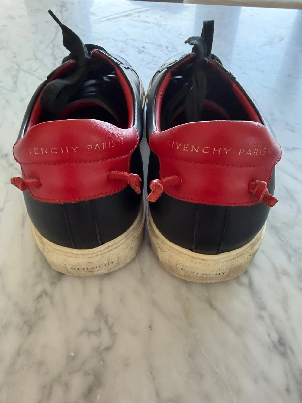 ✨Men’s Designer✨Givenchy Urban Street Sneakers with Red Heel Tab